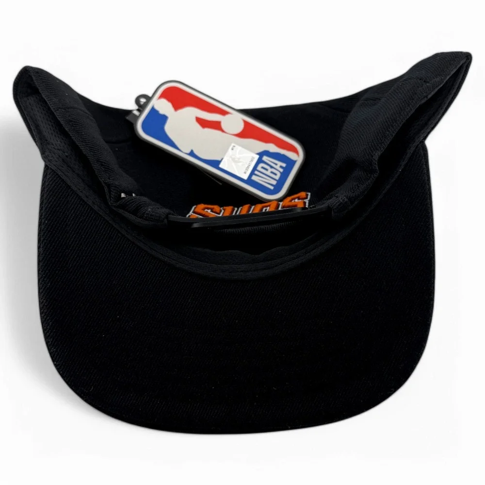 Pro Standard Phoenix Suns S Shag Logo Black/Orange Snapback Adjustable Hat Cap